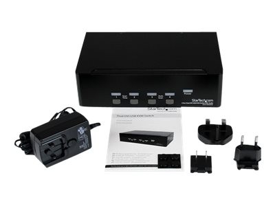 Startechcom dual dvi usb kvm - dual,